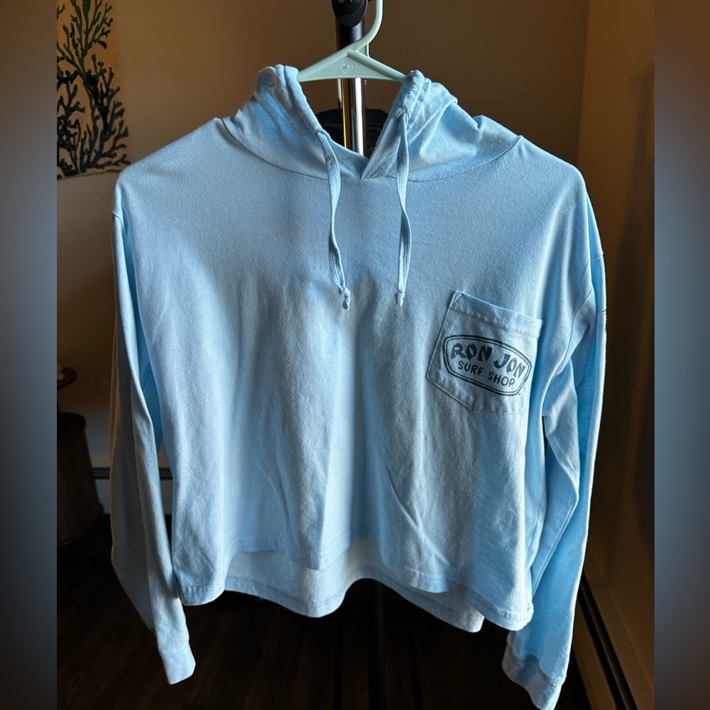 ~Ron Jon Light Blue Hoodie Small~
